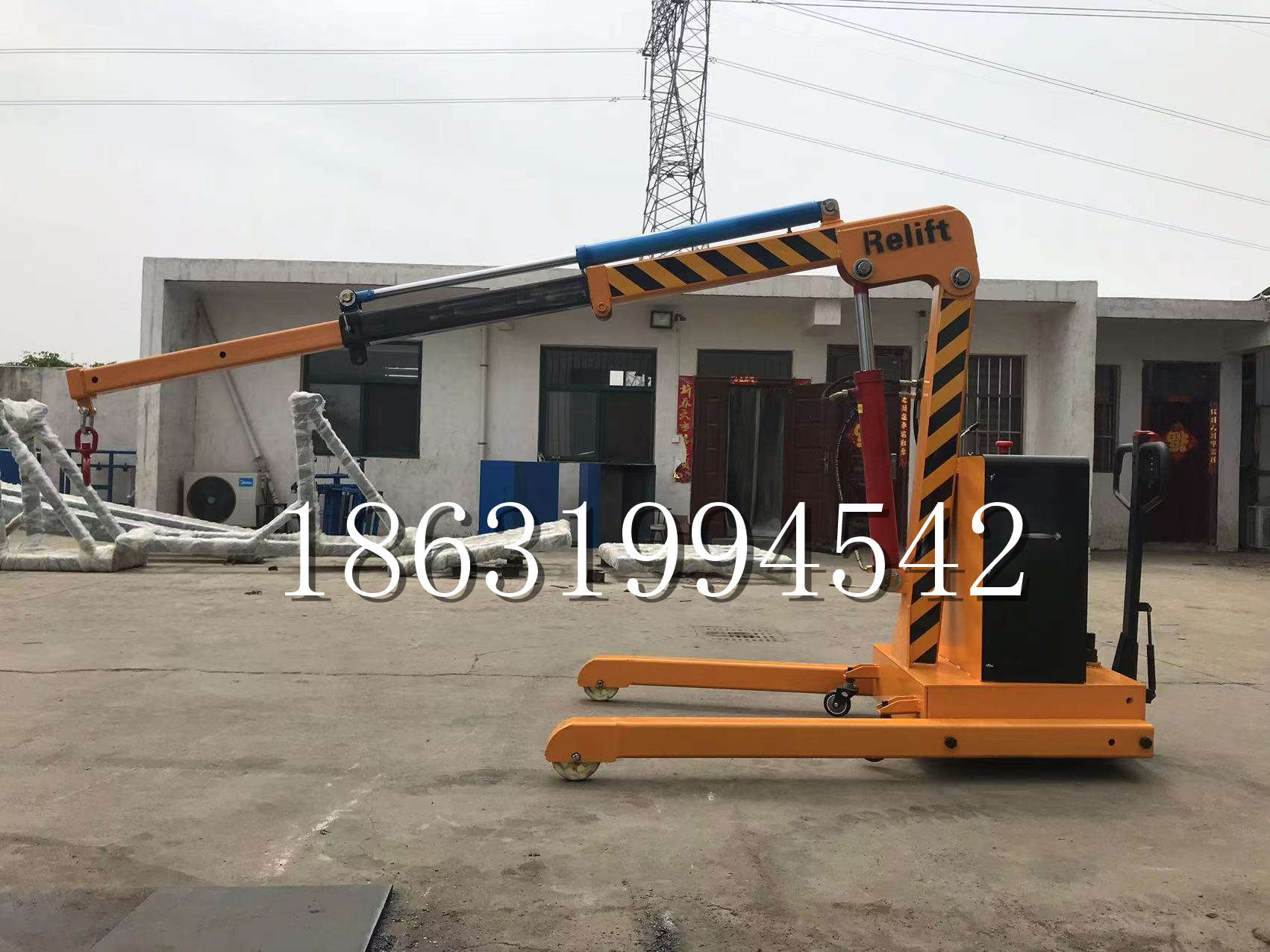 芮城县久征定做3吨三轮随车吊 农用园林绿化移树吊 平板工程用小吊机